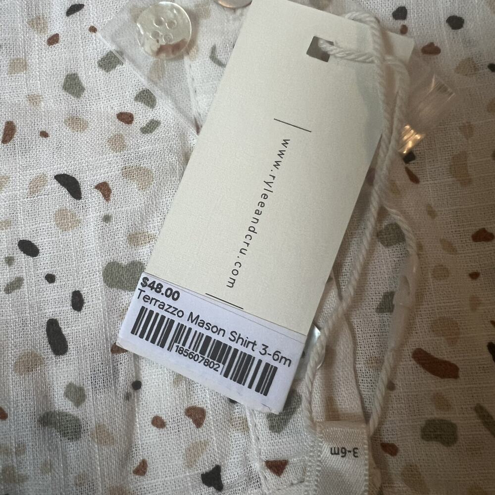 New Rylee + Cru Terrazzo Mason shirt - Picture 3 of 6